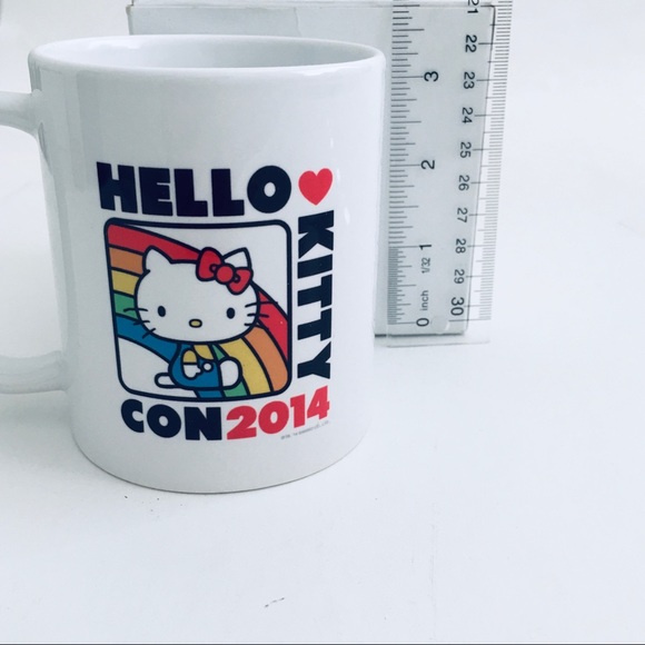 Hello Kitty Con Ceramic Mug 2014 Exclusive Sanrio Collectible New with Box - Picture 4 of 7